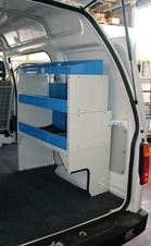 Piaggio Porter transformé en fourgon atelier chez Syncro Suisse